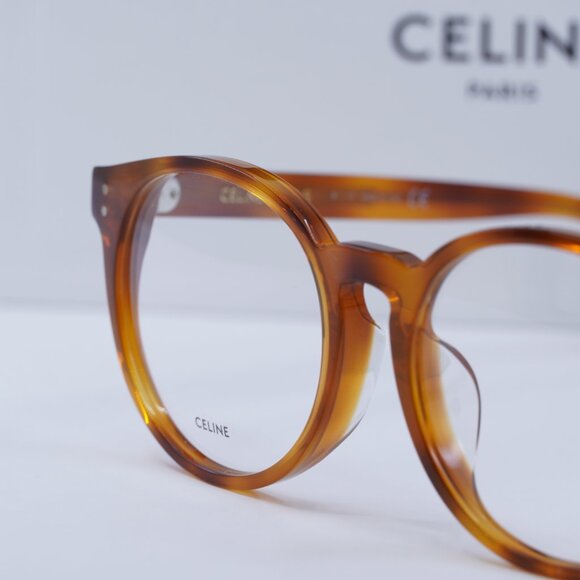 Final Price! Celine CL50031F 053 Shiny Light Havana Eyeglasses 54mm - Picture 10 of 10